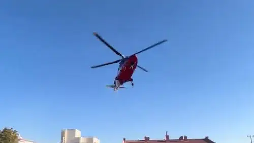 Kalp krizi geçiren hasta, hava ambulansıyla Konya'ya sevk edildi