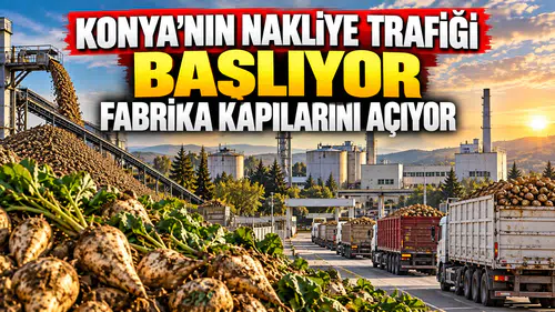 Konya'nın nakliye trafiği başlıyor: Dev fabrika kapılarını açıyor