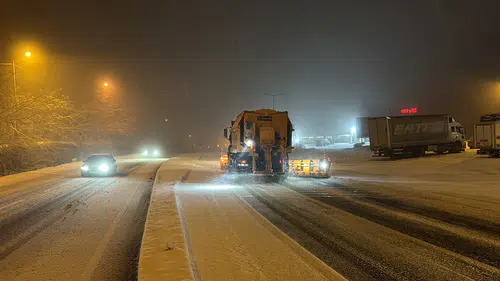 Konya'dan yola çıkacak sürücüler dikkat: Bu güzergahta kar var