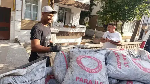 Konya'da ihtiyaç sahipleri için kömür yardımı tamam