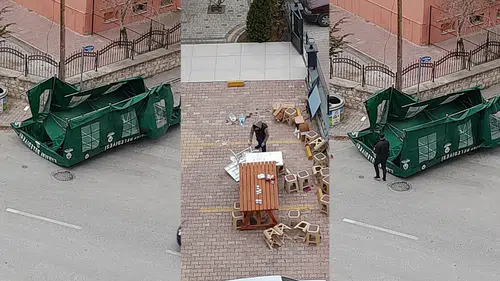 Lodos Konya'ya giriş yaptı! Şehir yağmuru bekliyor