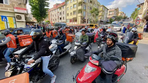 Kuryeler kazan kaldırdı: 3 gün teslimat olmayacak
