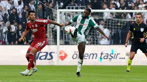 Beşiktaş-Konyaspor maçında kadrolar belli oldu: Andzouana şoku