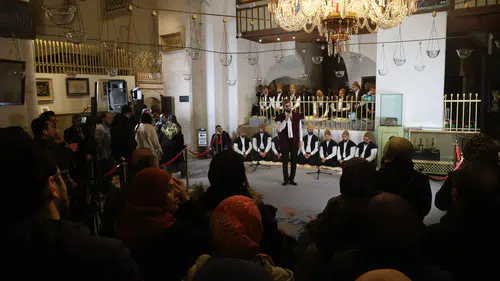 100 yıl sonra Konya'ya geldi: Mirâciye vatandaşlarla buluştu