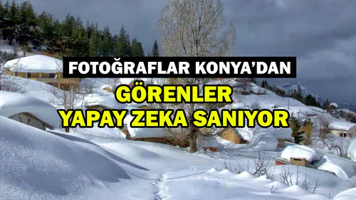 Konya'nın gizemle dolu yaylası: Tarih beyazları giydi