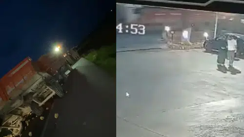Konya'da pancar yüklü traktöre tır çarptı, şeker pancarları yola saçıldı