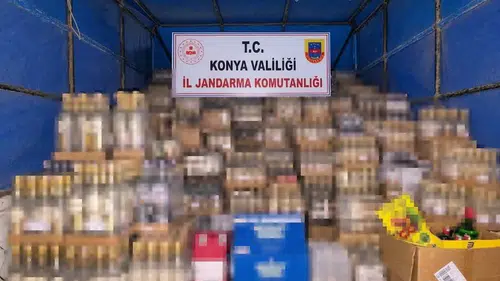 Konya'da kaçakçılara göz açtırılmıyor: Alkol ve sigara yakalandı