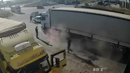 Konya'da tır tamirinde korkutan patlama: Facianın eşiğinden döndü