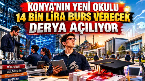Konya’nın yeni okulu 14 bin lira burs verecek: Derya açılıyor