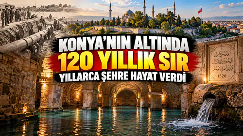 Konya’nın altında 120 yıllık sır: Yıllarca şehre hayat verdi