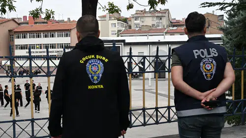 Konya’da okul çevrelerinde sıkı denetim: 25 bin kişi sorgulandı