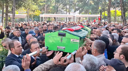 Konya'da kıraathanedeki tüfekli saldırıda ölen şahıs son yolculuğuna uğurlandı