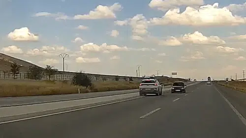 Konya'da ters yönde ilerleyen otomobile 90 bin lira ceza