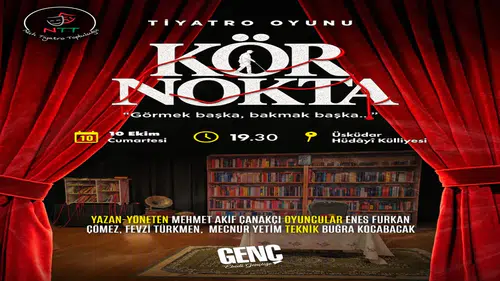İstanbul'da tiyatro günleri: "Kör Nokta"nın promiyeri Üsküdar'da