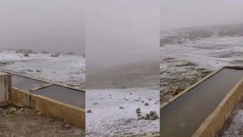Konya’da bu konuma mevsimin ilk karı düştü: Yayla beyaza büründü