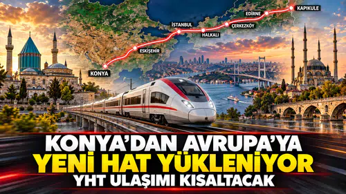 Konya’dan Avrupa’ya yeni hat yükleniyor: YHT ulaşımı kısaltacak