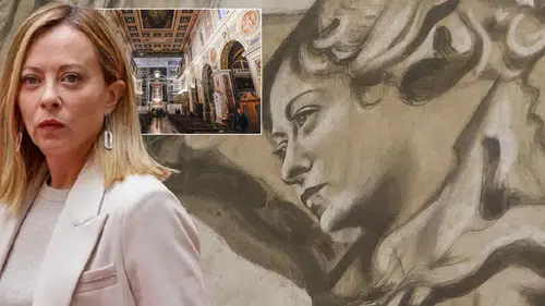 Meloni'nin bu görüntüsü Vatikan'ı karıştırdı: Bazilika restorasyonuna inceleme