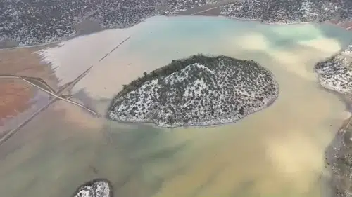 Konya'nın vadilerine yeni göller gelmişti: Sular Beyşehir'e çevrildi