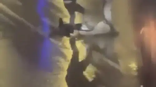 Cadde ortasında dehşet anları