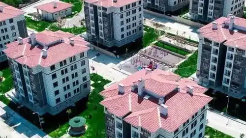 Konya'daki sosyal konutlarda ilk bayram heyecanı