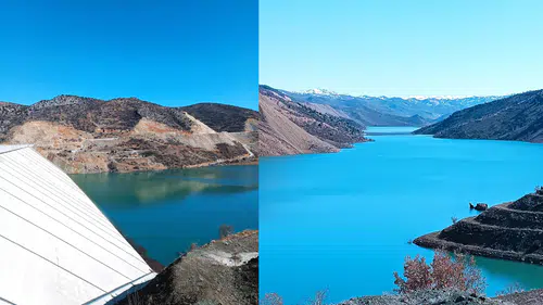 Konya'nın 116 metrelik barajı: Turkuaz sular rotayı oluşturdu