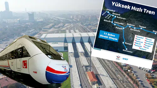 YHT rotası Konya’ya çıkıyor: 8 bin kişi direkt ulaşım sağlıyor