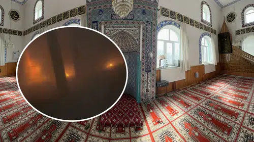 Konya'da sahur vakti cami yandı: Mahalle halkı seferber oldu