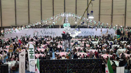 Konya Büyükşehir, Suriye'de her gün iftar sofrası kurdu