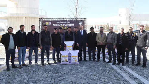 Konya Büyükşehir'den susuz tarım için çiftçilere tohum desteği