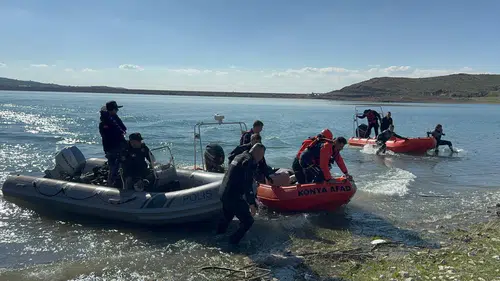 Konya'da film sahnelerini aratmayan tatbikat: Baraj patladı