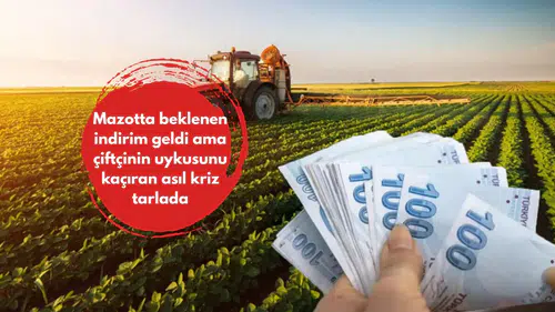 Mazotta beklenen indirim geldi ama çiftçinin uykusunu kaçıran asıl kriz tarlada