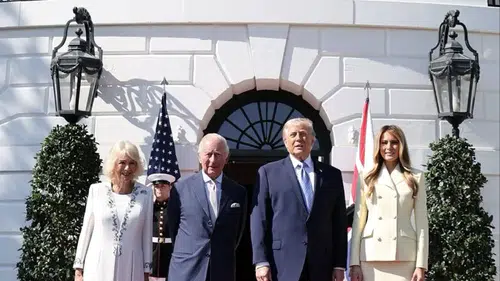 İngiltere Kralı Charles ve eşi Kraliçe Camilla ABD’de