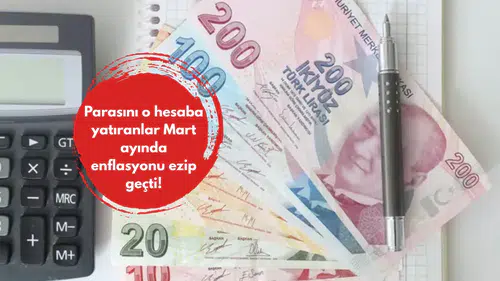Parasını o hesaba yatıranlar Mart ayında enflasyonu ezip geçti!
