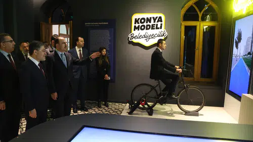 Bakan Yumaklı, Konya'ya geldi: Taş Bina tanıtıldı