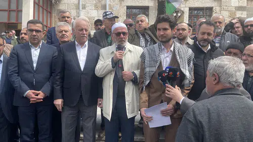 İsrail'e tepkiler Konya'dan yükseldi: Mücadelemiz kıyamete kadar devam edecek