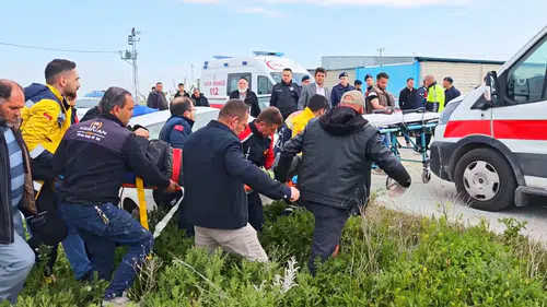 Sultanhanı istikametinde feci kaza: Çok sayıda yaralı var