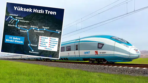 Konya'dan İstanbul'a ulaşım kısalıyor: YHT yeni tünelden geçecek