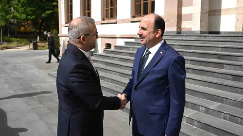 TCMB Başkanı Karahan Konya'ya geldi: Başkan Altay'a ziyaret