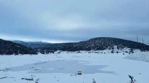 Konya'nın saklı cennetine kar yağıyor: Kayak sezonu kapanmadı