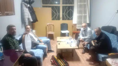 Konya’daki dostlar provada buluştu: Fasıl grubunda renkli anlar