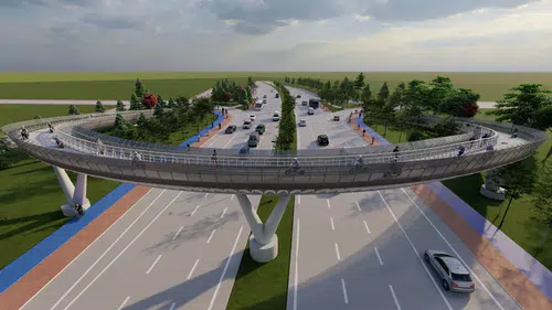 Konya'da binlerce aracın geçtiği yola sıra dışı üst geçit inşa edilecek