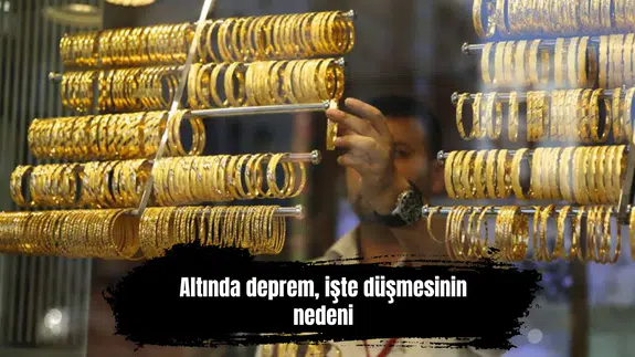 Altında deprem, işte düşmesinin nedeni