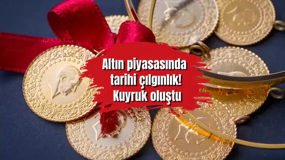 Altın piyasasında tarihi çılgınlık! Kuyruk oluştu