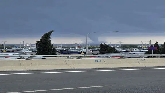 KKTC'de yer yerinden oynadı: Hortum adeta adayı içine aldı