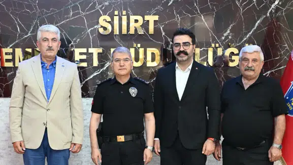 KGC Başkanı Özdemir’den Siirt'in Konyalı  emniyet müdürüne ziyaret