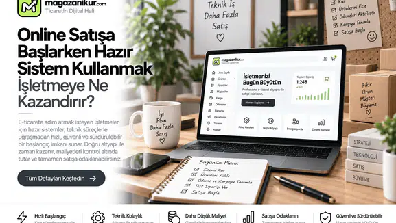 Online Satışa Başlarken Hazır Sistem Kullanmak İşletmeye Ne Kazandırır?