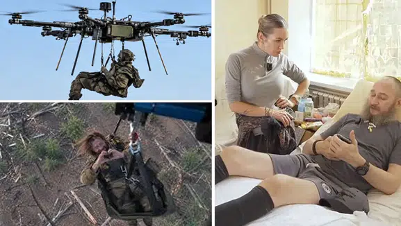 Bir bacağını Rus saldırısında kaybetti, öbürünü kendi kesti: Dronla taşınan Vlasenko, tarihte geçti