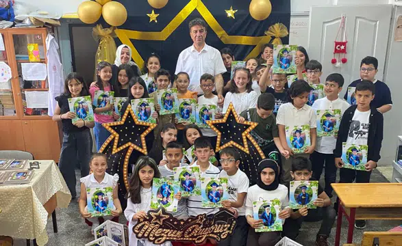 Yusuf İzzettin Horasanlı İlkokulu'nda karne coşkusu