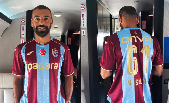 Muhammed Salah uçağa bindi, Trabzonspor formasını giydi