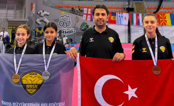 Konya Büyükşehirli Taekwondocular Avrupa Şampiyonası’na gidiyor